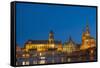 Europe, Germany, Dresden, Elbe River, Saxon-Chris Seba-Framed Stretched Canvas