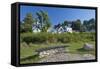 Europe, Germany, Hamburg, Blankenese, Villas, Sea Front-Chris Seba-Framed Stretched Canvas