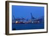 Europe, Germany, Hamburg, Hamburg Harbour, Lading Port-Chris Seba-Framed Photographic Print