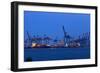 Europe, Germany, Hamburg, Hamburg Harbour, Lading Port-Chris Seba-Framed Photographic Print