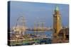 Europe, Germany, Hamburg, Harbour, Gangplanks, Harbour Festival, Sailing Ships-Chris Seba-Stretched Canvas