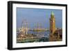 Europe, Germany, Hamburg, Harbour, Gangplanks, Harbour Festival, Sailing Ships-Chris Seba-Framed Photographic Print