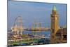 Europe, Germany, Hamburg, Harbour, Gangplanks, Harbour Festival, Sailing Ships-Chris Seba-Mounted Photographic Print