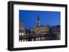 Europe, Germany, Hamburg, Townhall, Dusk-Chris Seba-Framed Photographic Print