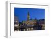 Europe, Germany, Hamburg, Townhall, Dusk-Chris Seba-Framed Photographic Print