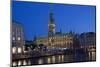 Europe, Germany, Hamburg, Townhall, Dusk-Chris Seba-Mounted Photographic Print