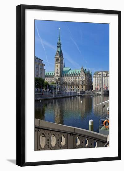 Europe, Germany, Hamburg, Townhall-Chris Seba-Framed Photographic Print