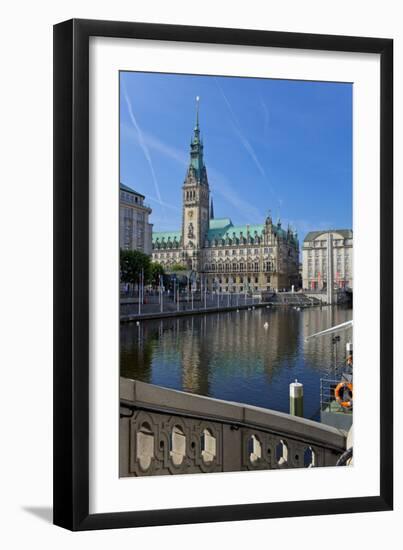 Europe, Germany, Hamburg, Townhall-Chris Seba-Framed Photographic Print