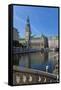 Europe, Germany, Hamburg, Townhall-Chris Seba-Framed Stretched Canvas