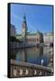 Europe, Germany, Hamburg, Townhall-Chris Seba-Framed Stretched Canvas