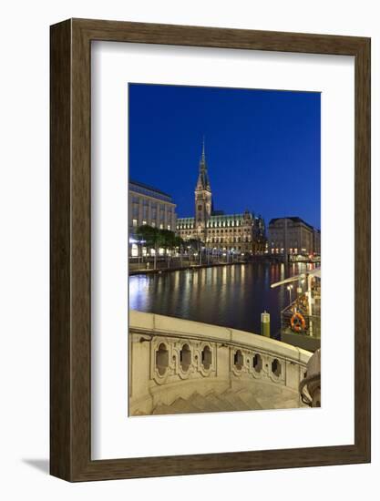 Europe, Germany, Hamburg, Townhall-Chris Seba-Framed Photographic Print