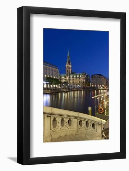 Europe, Germany, Hamburg, Townhall-Chris Seba-Framed Photographic Print