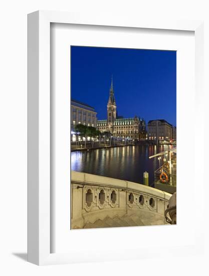 Europe, Germany, Hamburg, Townhall-Chris Seba-Framed Photographic Print