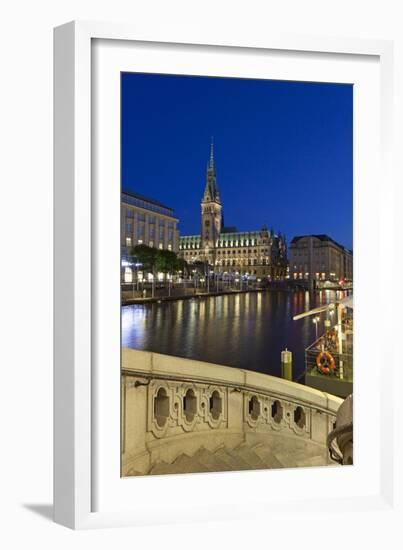 Europe, Germany, Hamburg, Townhall-Chris Seba-Framed Photographic Print