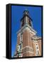 Europe, Germany, Hanseatic Town, Hamburg, Bell Tower Hamburger Michel-Chris Seba-Framed Stretched Canvas