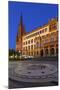 Europe, Germany, Hesse, Stone Mosaic Kaiseradlerwappen Infront of Townhall and Cathedral-Chris Seba-Mounted Photographic Print