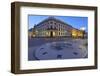 Europe, Germany, Hesse, Wiesbaden, Hessian Landtag, Stone Mosaic Kaiseradlerwappen-Chris Seba-Framed Photographic Print