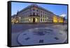 Europe, Germany, Hesse, Wiesbaden, Hessian Landtag, Stone Mosaic Kaiseradlerwappen-Chris Seba-Framed Stretched Canvas