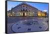 Europe, Germany, Hesse, Wiesbaden, Hessian Landtag, Stone Mosaic Kaiseradlerwappen-Chris Seba-Framed Stretched Canvas