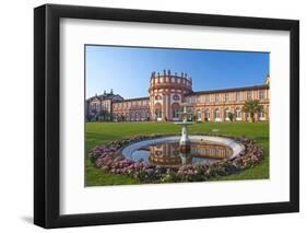 Europe, Germany, Hesse, Wiesbaden, Schloss Biberach on the Bank of the Rhine-Chris Seba-Framed Photographic Print