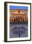 Europe, Germany, Hesse, Wiesbaden, Stone Mosaic Kaiseradlerwappen Infront of Townhall Stairs-Chris Seba-Framed Premium Photographic Print