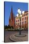 Europe, Germany, Hesse, Wiesbaden, Stone Mosaic-Chris Seba-Stretched Canvas