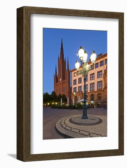 Europe, Germany, Hesse, Wiesbaden, Stone Mosaic-Chris Seba-Framed Photographic Print