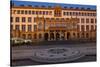 Europe, Germany, Hesse, Wiesbaden, Townhall, Stone Mosaic Kaiseradlerwappen-Chris Seba-Stretched Canvas