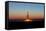 Europe, Germany, Lower Saxony, Deep Drilling Plant, Sunrise-Chris Seba-Framed Stretched Canvas