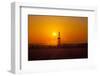 Europe, Germany, Lower Saxony, Deep Drilling Plant, Sunrise-Chris Seba-Framed Photographic Print