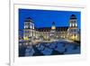 Europe, Germany, Mecklenburg-Western Pomerania, Baltic Sea Island RŸgen, Binz, Kurhaus, Evening-Chris Seba-Framed Photographic Print