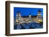 Europe, Germany, Mecklenburg-Western Pomerania, Baltic Sea Island RŸgen, Binz, Kurhaus, Evening-Chris Seba-Framed Photographic Print