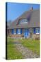 Europe, Germany, Mecklenburg-Western Pomerania, Baltic Sea Island RŸgen, Thatched Roof House-Chris Seba-Stretched Canvas