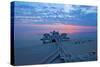 Europe, Germany, Mecklenburg-Western Pomerania, R?gen, Bathing Place Sellin, Pier, Daybreak-Chris Seba-Stretched Canvas