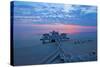 Europe, Germany, Mecklenburg-Western Pomerania, R?gen, Bathing Place Sellin, Pier, Daybreak-Chris Seba-Stretched Canvas