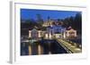 Europe, Germany, Mecklenburg-Western Pomerania, RŸgen, Bathing Place Sellin, Pier, Dusk-Chris Seba-Framed Photographic Print