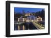 Europe, Germany, Mecklenburg-Western Pomerania, RŸgen, Bathing Place Sellin, Pier, Dusk-Chris Seba-Framed Photographic Print