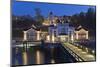 Europe, Germany, Mecklenburg-Western Pomerania, RŸgen, Bathing Place Sellin, Pier, Dusk-Chris Seba-Mounted Photographic Print