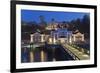 Europe, Germany, Mecklenburg-Western Pomerania, RŸgen, Bathing Place Sellin, Pier, Dusk-Chris Seba-Framed Photographic Print