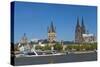 Europe, Germany, North Rhine-Westphalia, Cologne, Old Town-Chris Seba-Stretched Canvas