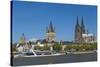 Europe, Germany, North Rhine-Westphalia, Cologne, Old Town-Chris Seba-Stretched Canvas