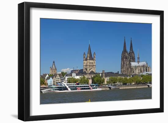 Europe, Germany, North Rhine-Westphalia, Cologne, Old Town-Chris Seba-Framed Photographic Print