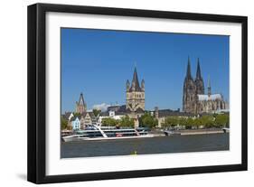 Europe, Germany, North Rhine-Westphalia, Cologne, Old Town-Chris Seba-Framed Photographic Print