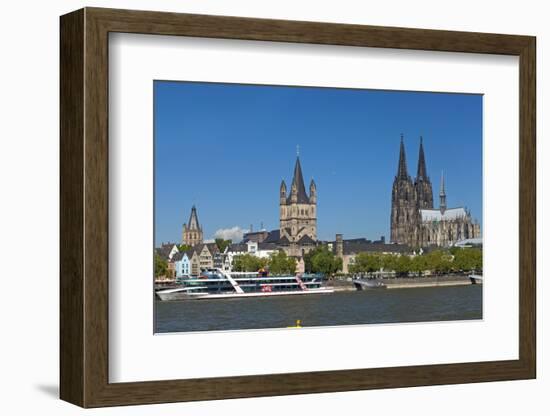 Europe, Germany, North Rhine-Westphalia, Cologne, Old Town-Chris Seba-Framed Photographic Print