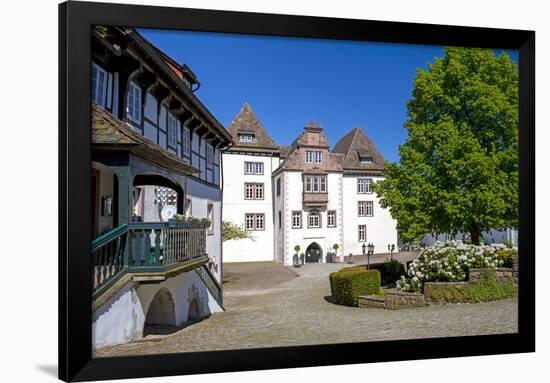 Europe, Germany, North Rhine-Westphalia, Weserbergland (Weser Mountainous Country), Hšxter-Chris Seba-Framed Photographic Print