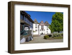 Europe, Germany, North Rhine-Westphalia, Weserbergland (Weser Mountainous Country), Hšxter-Chris Seba-Framed Photographic Print