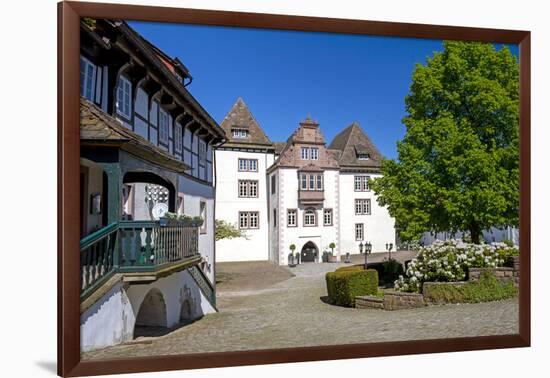 Europe, Germany, North Rhine-Westphalia, Weserbergland (Weser Mountainous Country), Hšxter-Chris Seba-Framed Photographic Print