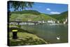 Europe, Germany, Rhineland-Palatinate, Bernkastel-Kues at Moselle River, Riverbank-Chris Seba-Stretched Canvas