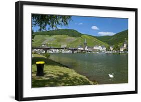 Europe, Germany, Rhineland-Palatinate, Bernkastel-Kues at Moselle River, Riverbank-Chris Seba-Framed Photographic Print