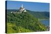 Europe, Germany, Rhineland-Palatinate, Middle Rhine Valley, Marksburg (Castle) over the Rhine-Chris Seba-Stretched Canvas